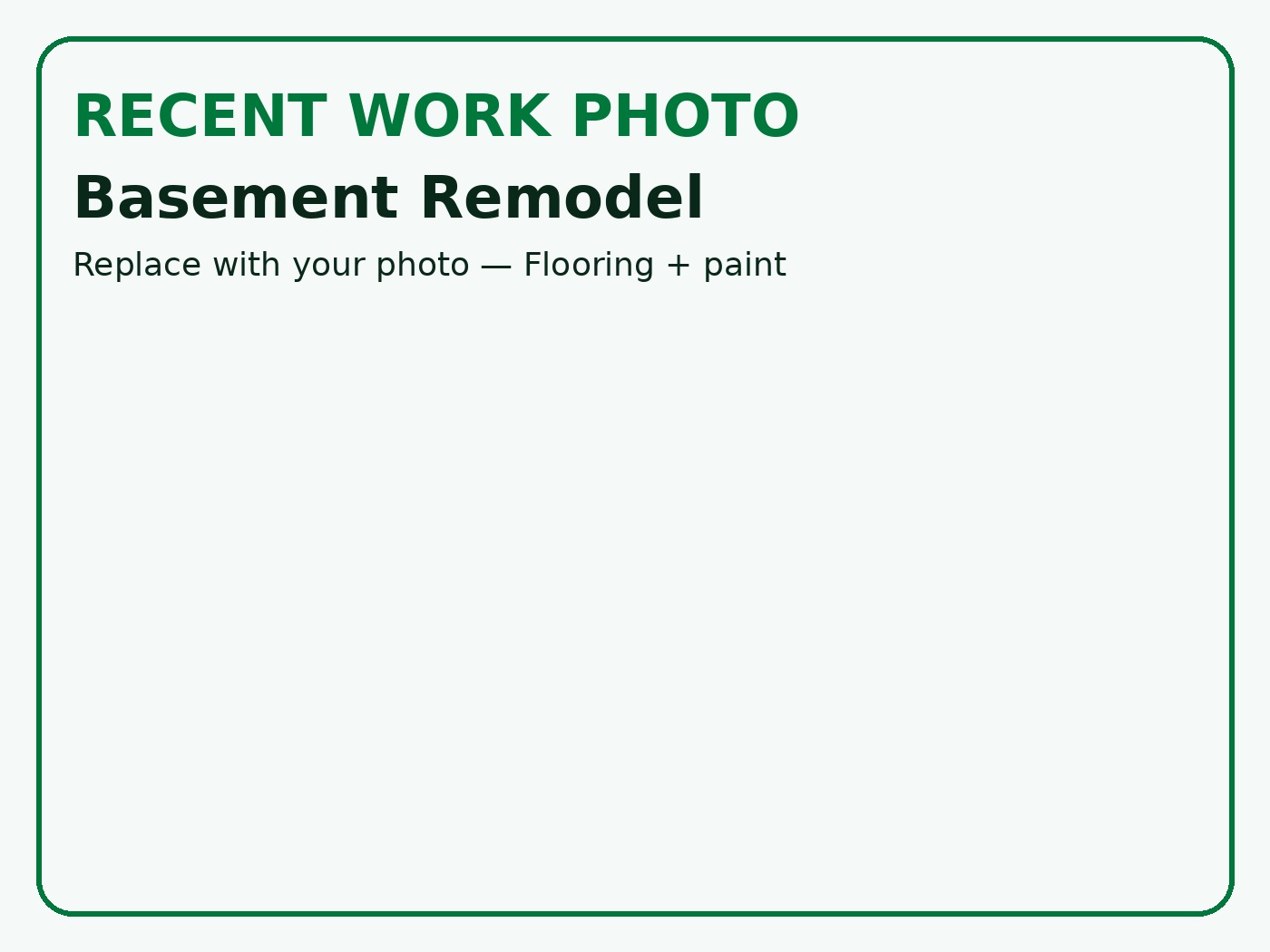 Basement Remodeling photo 2