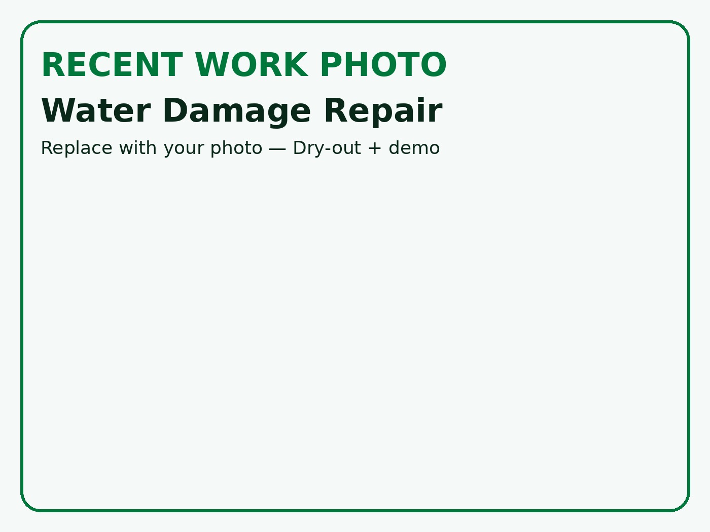 Water Damage photo 1